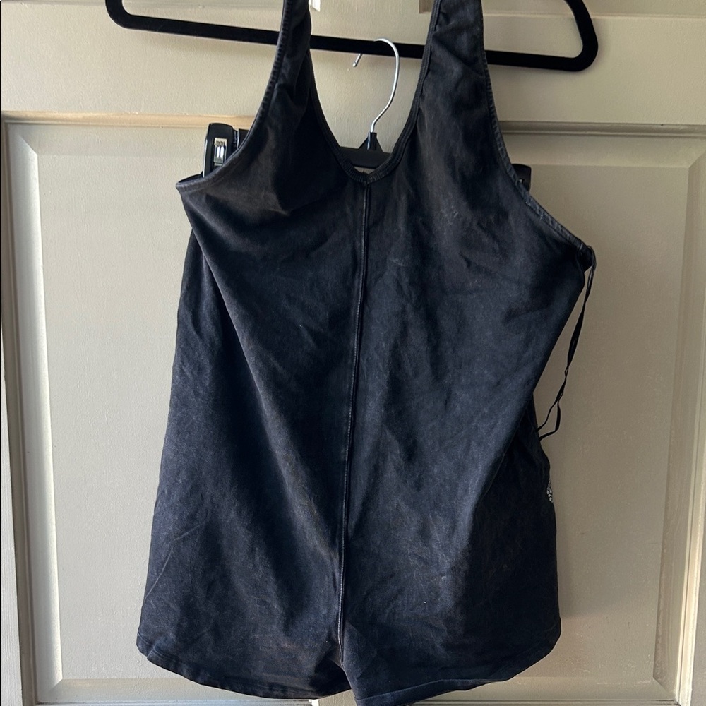 Classic Black Women's Tank Romper - Brand Unspecified
